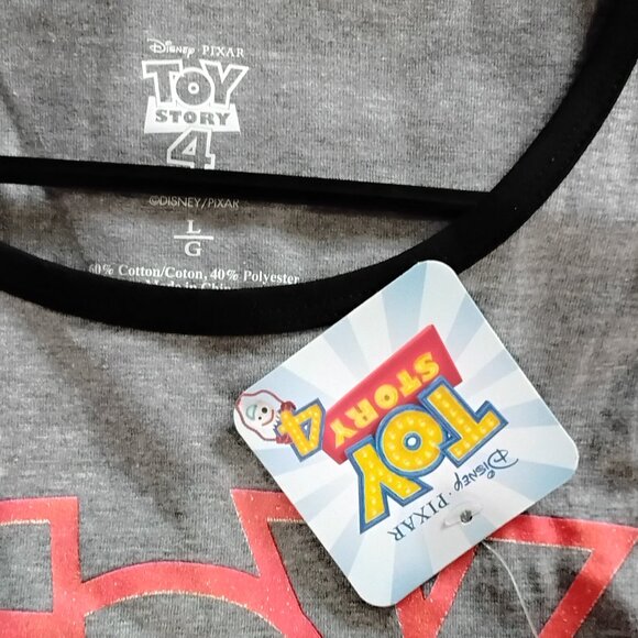 Toy Story 4 Buzz & Woody Tank Top Size Adult L BNWT!! - Picture 3 of 3